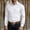 White, variant on Puntoco Men’s Western Long Sleeve Button Down Shirt, Dual Chest Pocket Casual Spread Collar Woven Shirt White