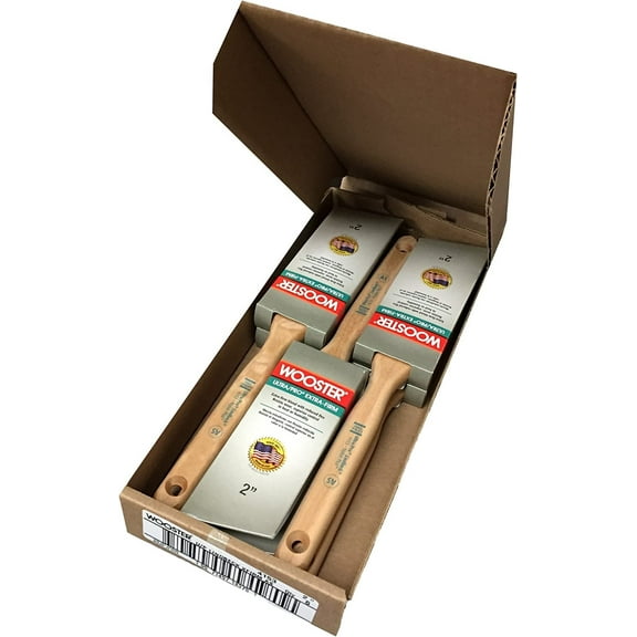 Wooster Brush 4153-2 Inch Ultra/Pro Extra-Firm Lindbeck Angle Sash Paintbrush, Pack of 6