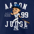 thumbnail image 4 of Men's Fanatics Aaron Judge Navy New York Yankees Hometown Caricature T-Shirt, 4 of 4