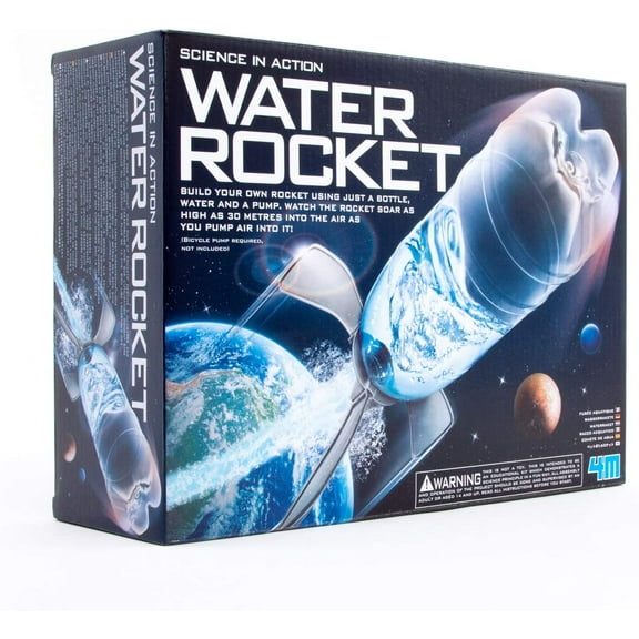 Terra Water Rocket Kit, DIY Science Space Stem Toys, For Boys & Girls Ages 8