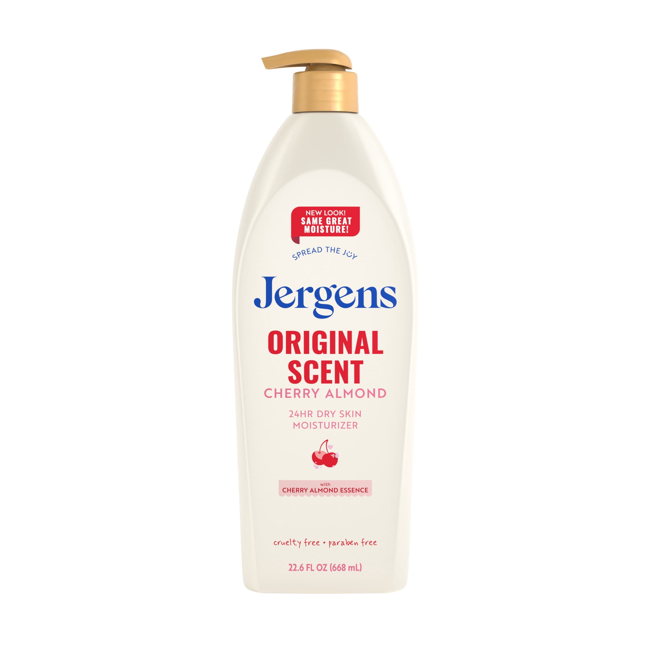 Jergens Original Moisturizes & Softens Body Lotion, Cherry Almond