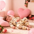 thumbnail image 2 of HAYIMI Child Toddler Kids Valentine's Day Outfit Sets Casual Print Tractor With Hearts Graphic Tops And Pants Two Piece Playwear Baby Boys Girls Breathable O-Neck Clothes Sets, 2 of 8
