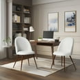 thumbnail image 1 of Homy Casa 2 Dining Chairs Upholstered High-Back Modern Dining Room Kitchen Beige, 1 of 9