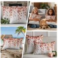 thumbnail image 4 of Outdoor Pillow Covers 20x12 Set of 2, Orange Eucalyptus Waterproof Patio Throw Pillow Covers for Couch Sofa Chair, Botanical Leaves Branch Spring Summer Decorative Pillowcases for Throw Pillows, 4 of 9