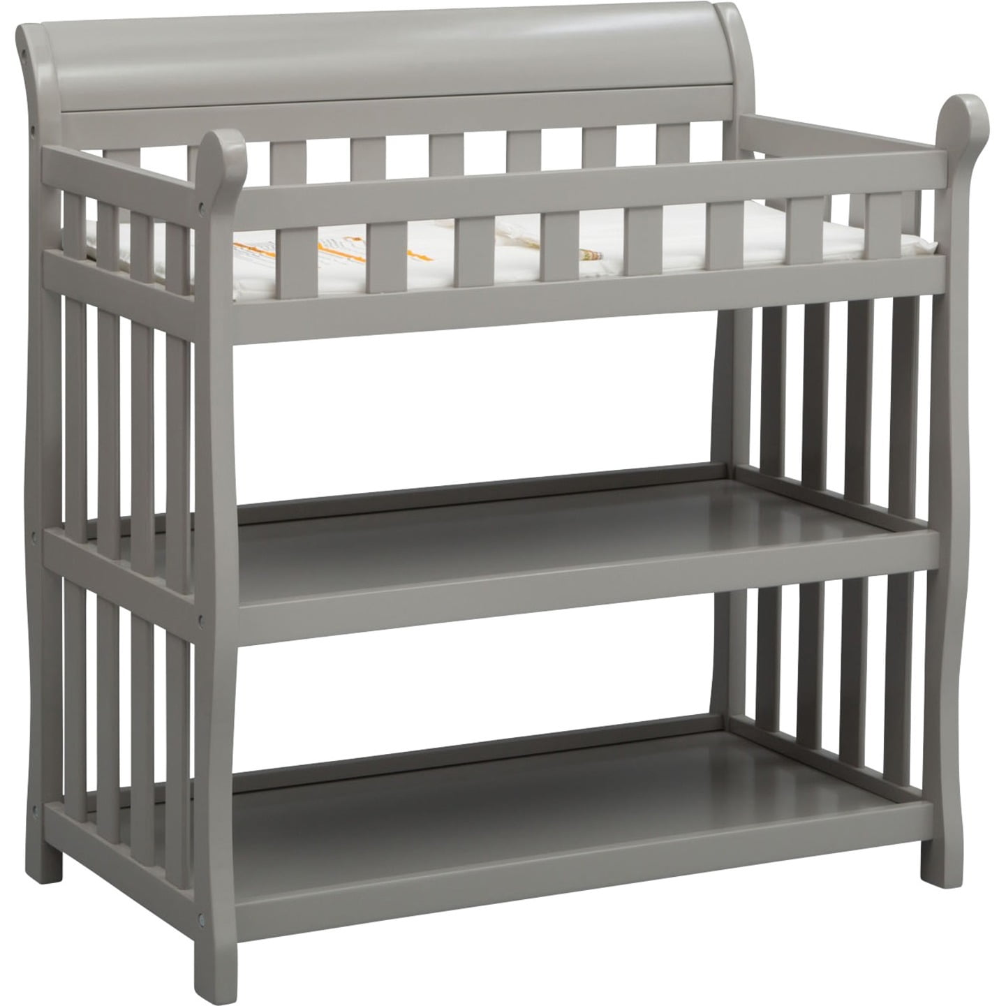 Delta Children Eclipse Changing Table with Pad, Grey