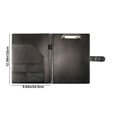 thumbnail image 4 of MesaSe Portfolio en Cuir Dossier A4 Bloc-Notes Professionnel pour Hommes et Femmes, 4 of 8
