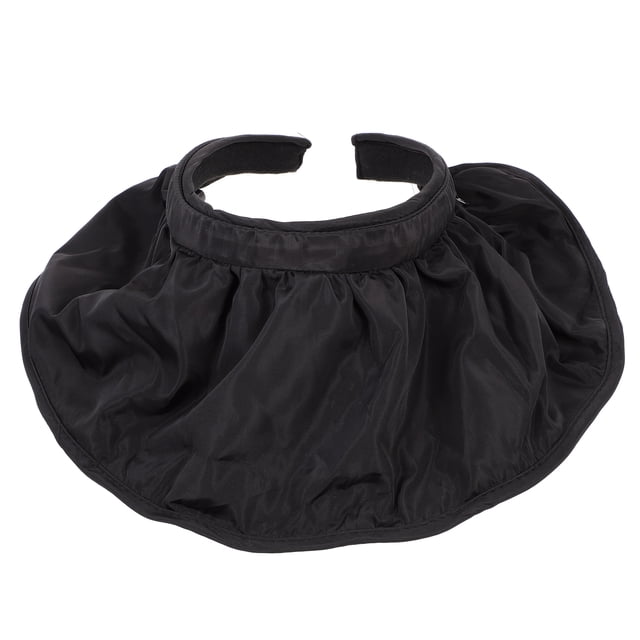Miangastore 1Pack Casual Sun Hat Black Polyester Sun Protection Large Brim Outdoor Activities