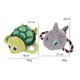 thumbnail image 2 of Juguete de peluche para perros de peluche chirriante para limpieza de de mascotas de mascota y medianos , Tortuga, 19x20cm Yinane Gorros de disfraces cálidos de invierno, 2 of 8