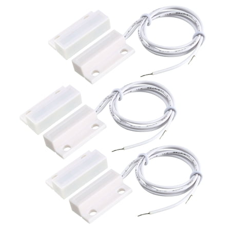 30pcs MC-38 Surface Mount Wired NC Door Sensor Alarm Magnetic Reed Switch White price history on PriceWatchPro