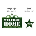 thumbnail image 6 of Big Dot of Happiness Welcome Home Hero - Yard Sign and Outdoor Lawn Decorations - Military Army Homecoming Yard Signs - Set of 8, 6 of 8