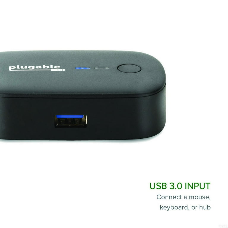 vinden er stærk pludselig Forhandle Plugable USB 3.0 Sharing Switch for One-Button Swapping of USB Device or  Hub Between Two Computers (A\B Switch) - Walmart.com
