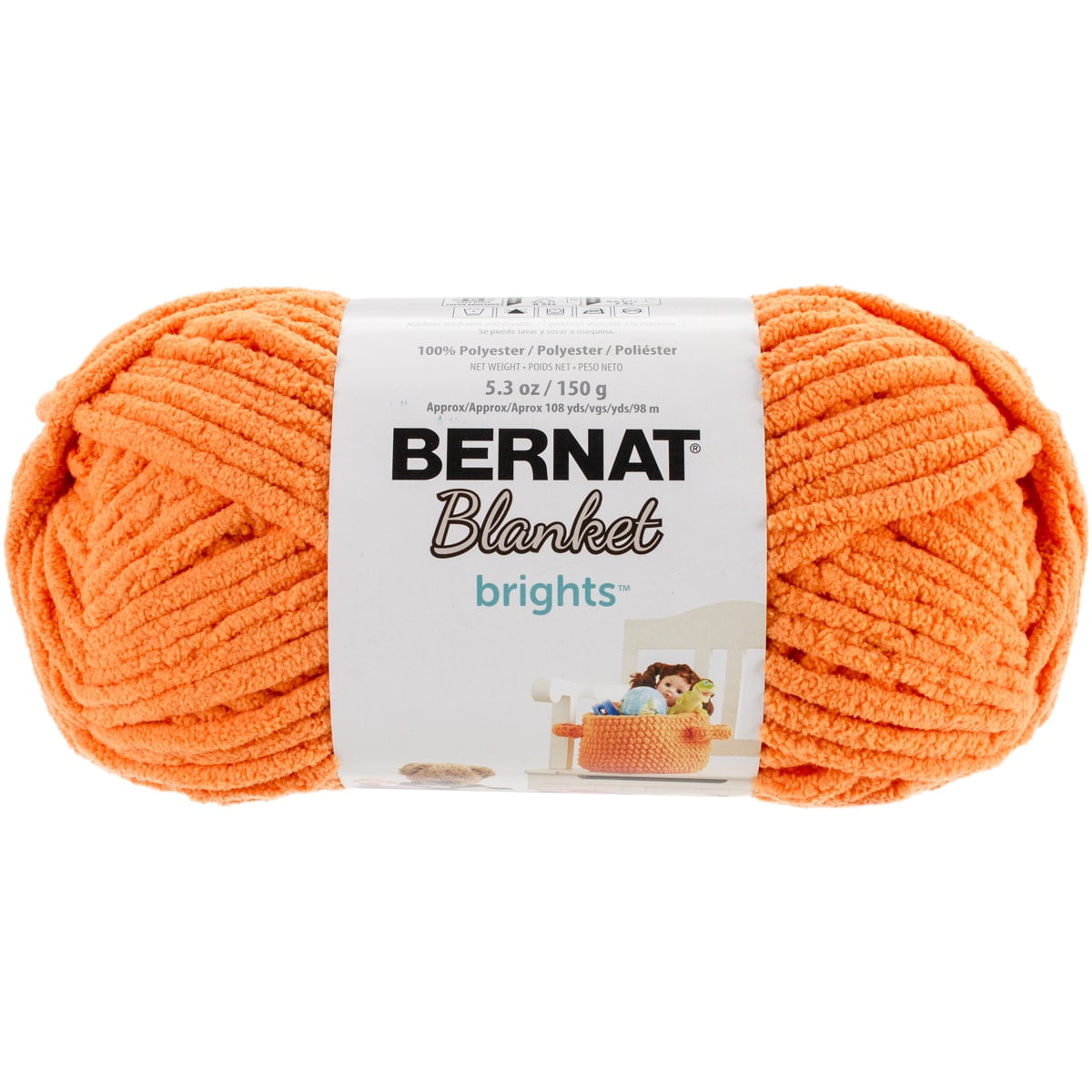Bernat Blanket Brights Yarn-Rainbow Shine Variegated
