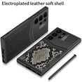 thumbnail image 6 of SaniMore Case for Samsung Galaxy S23 6.1" 2023 Release, Built-in Stylus Pen Stylish PU Leather Suppout Wireless Charging Shockproof Anti-fall Heavy Duty Protective Shell For Galaxy S23, Lychee, 6 of 10