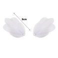 thumbnail image 5 of Tnobhg 1 Pair Bridal Wedding Hairpins Soft Feather Faux Pearl Anti-slip High-end Lightweight Colorfast Party Cocktail Banquet Head Decoration Headdress Feather Side Clips, 5 of 7