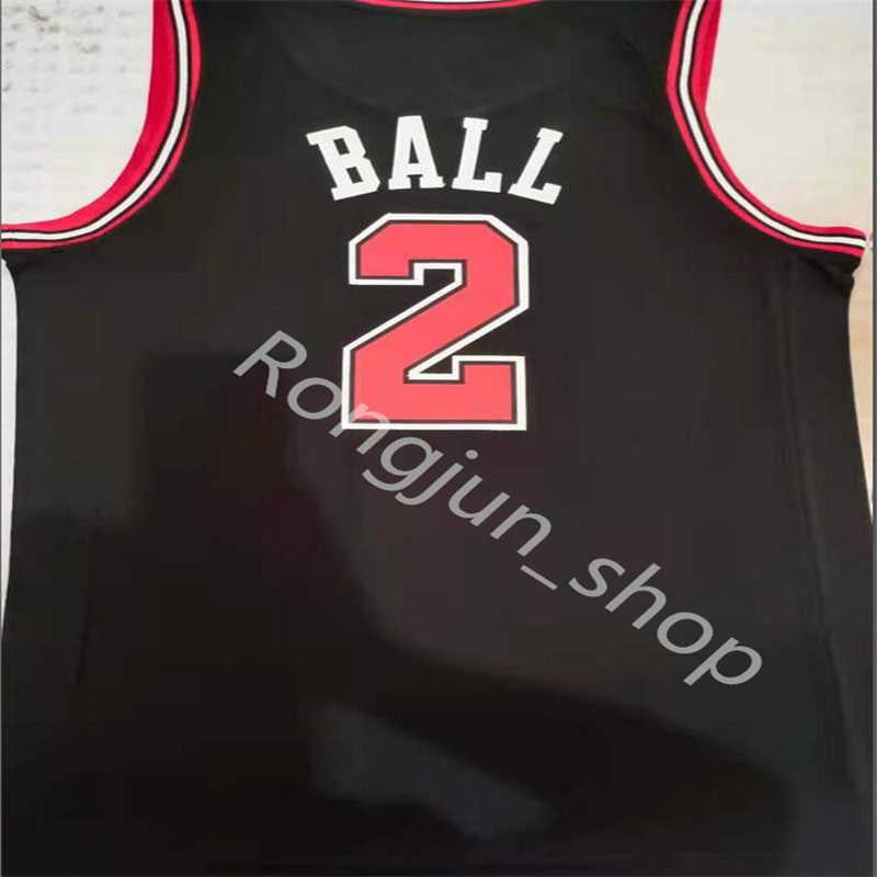 NBA_ Men Stitched 2 Lonzo Ball Basketball Jersey 11 Demar DeRozan 23 Dennis  91 Rodman Scottie 33 Pippen Red White Black Stripe Shirt''nba''jersey 