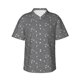 thumbnail image 1 of Balery Airplane Routes Around The World Camisas hawaianas de manga corta para hombre, camisas playeras de corte holgado, camisas de vacaciones con botones,3X-Large, 1 of 7