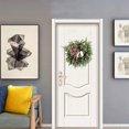 thumbnail image 5 of Christmas Wreath Hanging Holiday Artificial Pine Garland for Front Door Wall Indoors Outdoors Ornament; 15.75incehs, 5 of 5