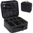 thumbnail image 1 of Bolsa de maquillaje para viaje impermeable con divisiones ajustables, 1 of 7