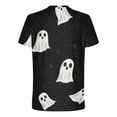 thumbnail image 5 of Handshe T-Shirt à Col Rond à Manches Courtes Imprimé d'Halloween pour Homme - Blouse Tendance, 5 of 5