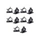 thumbnail image 1 of Toystoory Clip de Cable autoadhesivo de 10 piezas, ajustable, para auriculares, línea de datos, gestión de cables, amarre, Kit de abrazadera de Cable Almacenamiento y organización del hogar Tipo 1 Toystoory HA064471-01B, 1 of 6