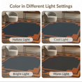thumbnail image 7 of ODIKA 8'x10' Washable Area Rug Non-Slip Chair-Friendly Mat Shapes Minimalist Border Brushstroke Interlocking Abstract Mid Refined for Dining Room, Large Office, Lounge, 7 of 7