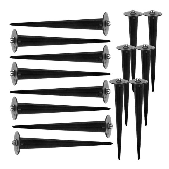 PBPBOX 14Pcs Metal Garden Stake Solar Light Replacement Stakes for Landscape Lighting