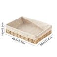thumbnail image 3 of Dvumao Vines Woven Storage Basket, Polyester Clothing Storage Basket, Multi-Purpose Storage Tray, 3 of 7