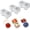 15Pcs, variant on Snack Pack Containers - 10PCS Reusable Snack Containers, Double Compartment Condiment Container, Portable Mini Snack Containers with Lids Travel and Outdoor Camping (10Pcs)