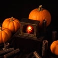 thumbnail image 4 of Small Electric Fireplace, Fireplace Mantel Decor, Warm Night Light, Ambient Lighting for Living Room, 3X2.5X2 in Mini Simulated Fireplace Lantern Decorative Ornament Prop with, 4 of 8