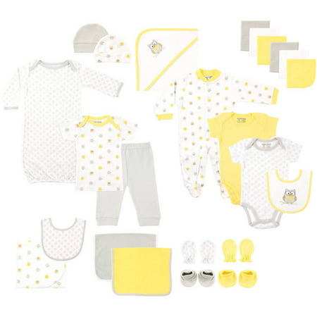 Newborn Baby Shower Deluxe Coordinated Gift Set, 24pc (Baby Boy or Baby Girl,