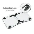 thumbnail image 6 of Mind Reader Foldable Bed Tray, Lap Desk with Fold-Up Legs, Freestanding Portable Table for Laptop, Tablet, Reading, Black, 6 of 9