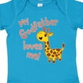 thumbnail image 4 of Inktastic My Godfather Loves Me- Cute Giraffe Boys or Girls Baby Bodysuit, 4 of 5