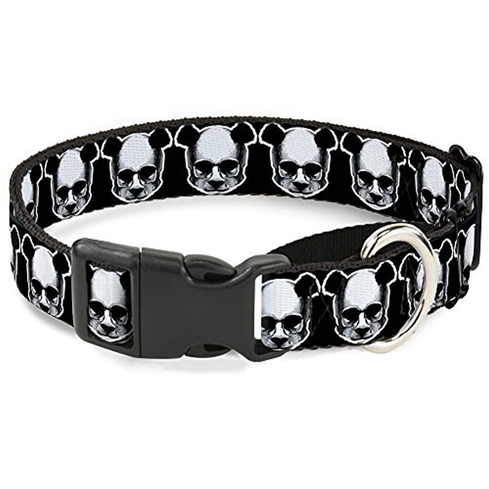 Buckle-Down Martingale Dog Collar - Panda Bear Repeat - 1" Wide - Fits 15-26" Neck Size - Large