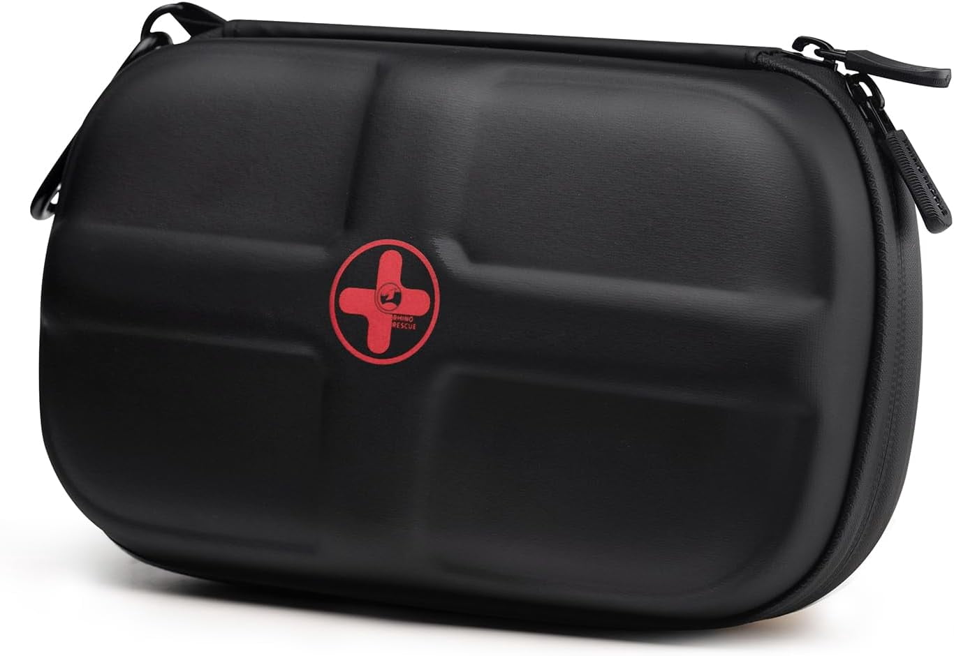 RHINO RESCUE Emergency First Aid Kit, Waterproof & Portable, for Travel, Home, Car, Camping, Hiking (Black)