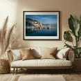 thumbnail image 3 of Amalfi Coast Marina - Campania Italy Photography Harbor Boat Coastal Scenic Travel Poster Architecture Ocean Black Framed Wall Art Print 5 x 7 inches, 3 of 4