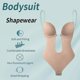 thumbnail image 4 of Bodysuit Shapewear Bodysuit Deep V Body Shaper Backless Low Waist Thong Ladies Sheer Straps Push Up Bras Seamless Body Lingerie, 4 of 5