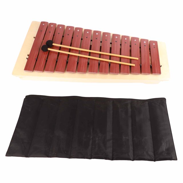 Xilófono de madera, xilófono Xilófono de madera de 13 tonos para niños Instrumento musical de juguete Confiabilidad excepcional