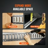 VEVOR E Track Tie Down Rail Kit 34PCs 5' E Track Rails Enclosed Cargo ...