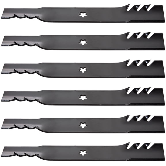 6PK Oregon 595-605 G5 Gator Blades for 54" Poulan 187254, 187255, 187256