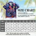 thumbnail image 2 of Neon Octopus Hawaiian Shirt for Men, Button Down Summer Beach Short Sleeve, S-5XL, 2 of 2