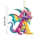 thumbnail image 3 of Christmas Acrylic 26 Letter Dinosaur Pendant Letter Dinosaur Party Decoration Pendant, 3 of 4