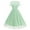 Green, variant on Vintage Cocktail Dresses for Women 1950S Mesh Patchwork Midi Dress Flowy Swing Short Sleeve A-Line Pleated Dresses 50S Party Prom Dress Pink S
