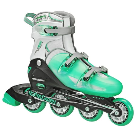 Roller Derby V-Tech 500 Women's Inline Skate with Adjustable Sizing, Mint