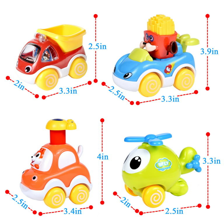 Press and Go Car, Go! Go! Smart Wheels Starter Pack Baby Toy Cars
