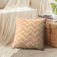 thumbnail image 4 of LALILO Throw Pillow Covers Chevron Zigzag Brush Strokes Grunge Cushion Cover 18" x 18", 4435 Pack, 4 of 6