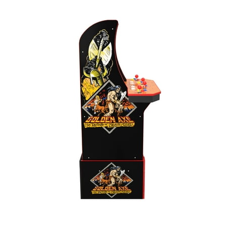 Arcade1UP Golden Axe Arcade with Riser and Lit Marquee