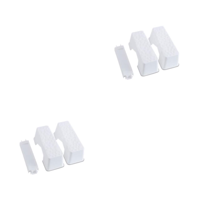 Injueey Strong Bathroom Footstool Children Toilet Safety PP Get Elderly Of Children Toilet Adults Foot Stool And Footstool blanco 2piezas