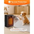 thumbnail image 4 of Calefactor eléctrico portátil Lerat 1200W para interiores, negro, 4 of 9