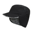 thumbnail image 4 of Chapeau d'Hiver Chaud avec Cache-Oreilles, Casquette à Visière, Trappeur de Bas, Imperméable, Unisexe-Noir, 4 of 4