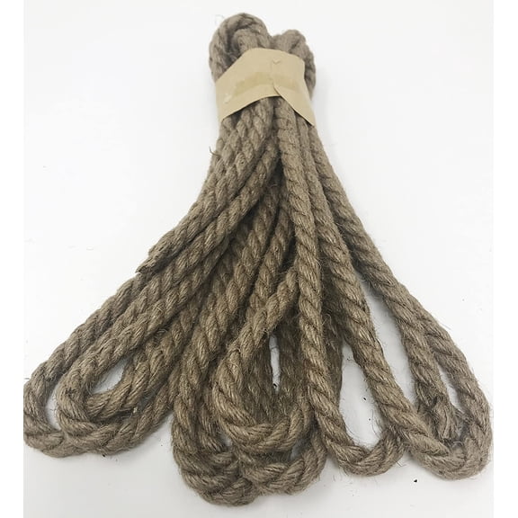 AK-Trading Natural Jute Rope 8MM x 5 Meters Rope Cord for Arts Crafts DIY Decoration Gift Wrapping
